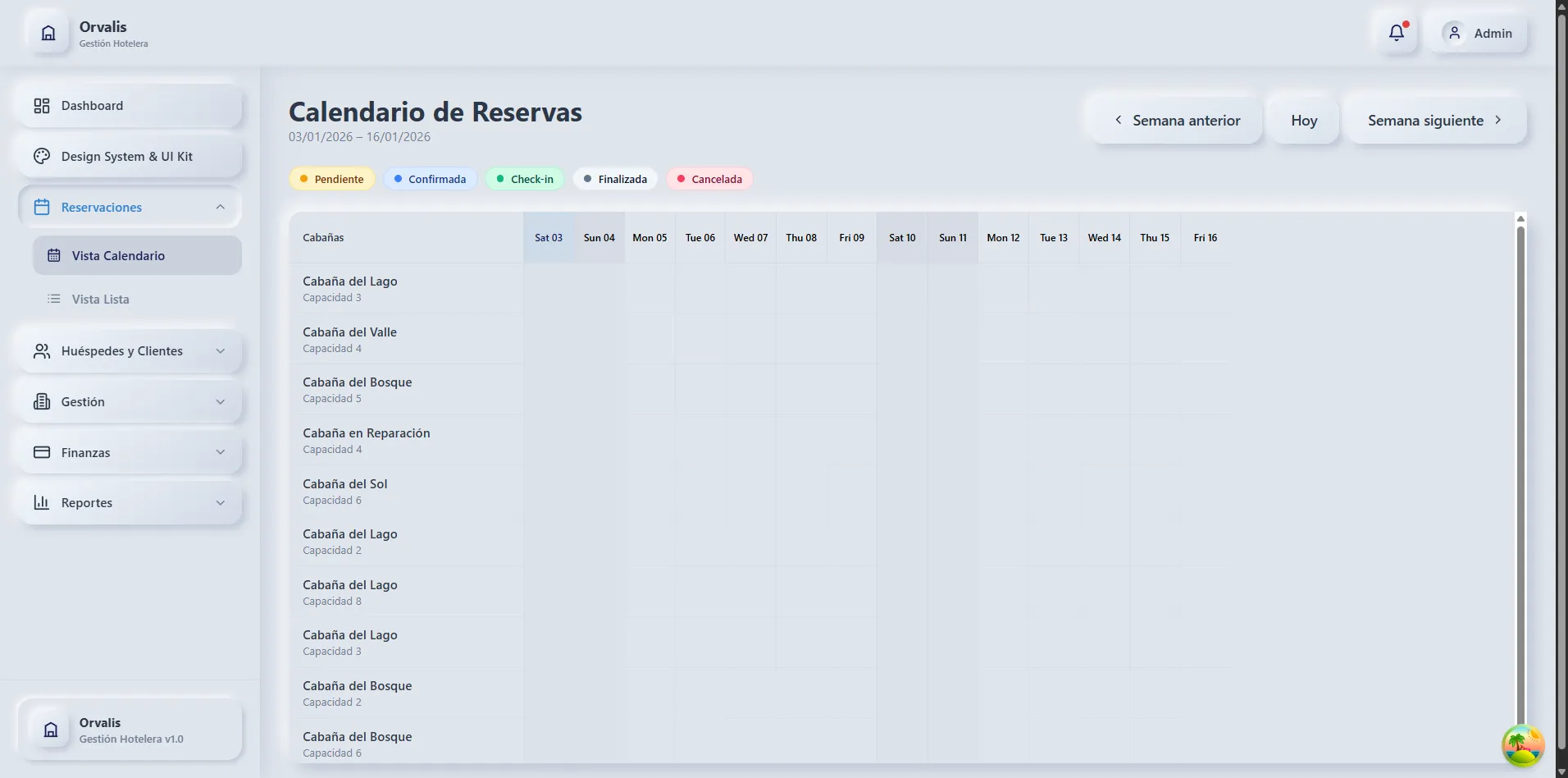 PMS Cabañas screenshot 2